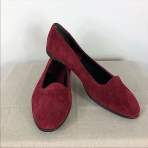 Lands end suede shoes